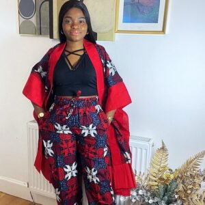 Ankara Kimono set