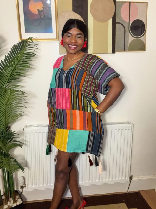 Layo Aso Oke dress